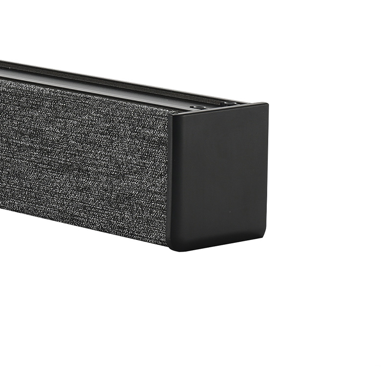 Curved Box #21 Fabric Wrapped Black