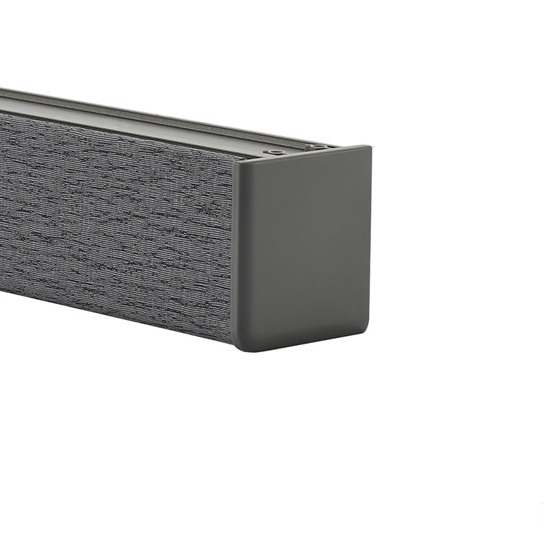 Curved Box #21 Fabric Wrapped Titanium