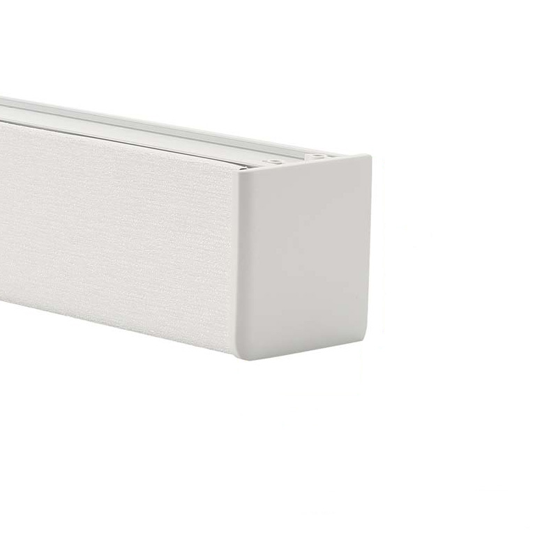 Curved Box #21 Fabric Wrapped White